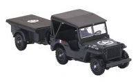 Jeep Willys mit Anhnger